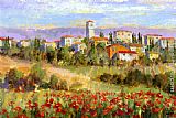 Michael Longo Famous Paintings - Tuscan Spring I